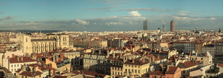 Lyon city viewsの写真素材