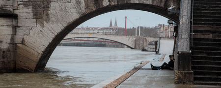 Lyon city viewsの写真素材