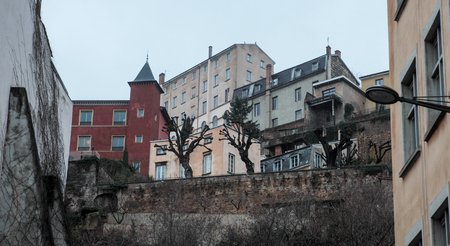Lyon city viewsの写真素材