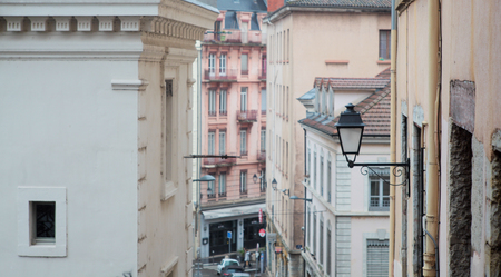 Lyon city viewsの写真素材