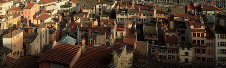 Lyon city viewsの写真素材