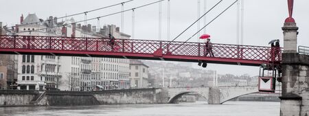 Lyon city viewsの写真素材