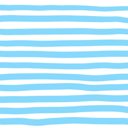 Bright horizontal stripes. Textured horizontal lines. Blue, light blue. Can be used for backgroundの写真素材