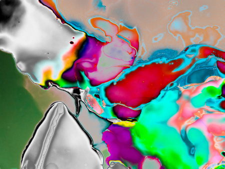 Pastel Design. Alcohol Silvery Design. Watercolor Multicolor Texture. Holographic Pastel Design....