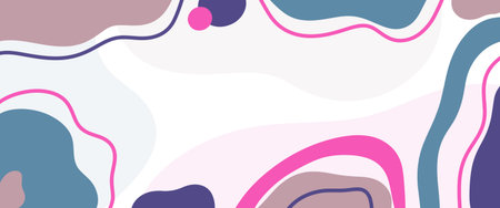 Modern creative backgrounds with abstract elements and dynamic shapes. Compositions of colored...