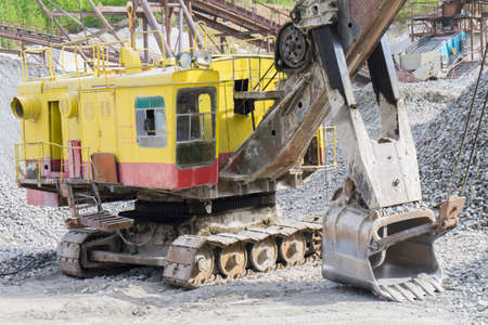 Industrial machinery at the quarry. Crushing plant in the South Uralsの写真素材