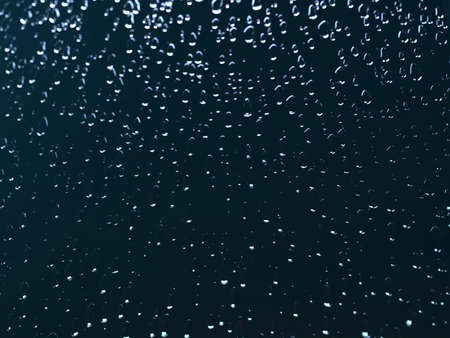 drops on the glass 3d renderの写真素材