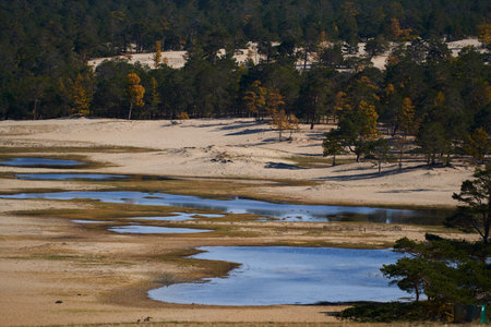Landscapes on the island of Olkhon, Russia Lake Baikalの写真素材