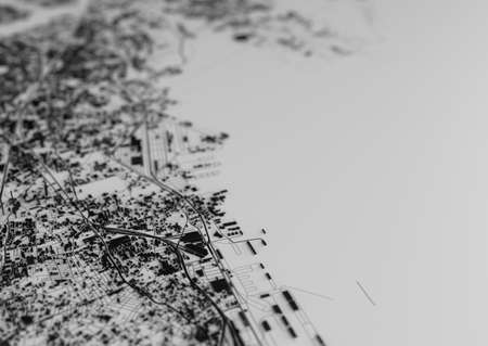 big city view. illustration of the card in a casual graphic design. fragment Mumbai 3d renderの写真素材