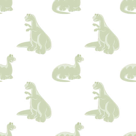 Dinosaurs are kind and funny. Seamless series for young childrenのイラスト素材