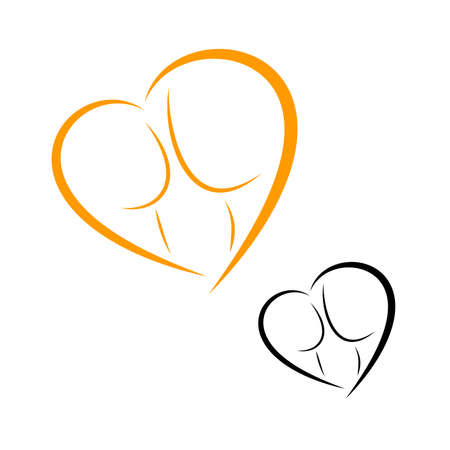 logos of childbirth and motherhoodのイラスト素材
