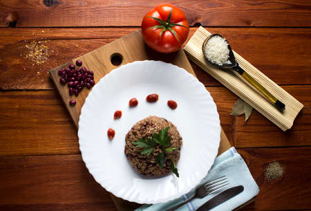 Congri dish of Cuban national cuisineの写真素材