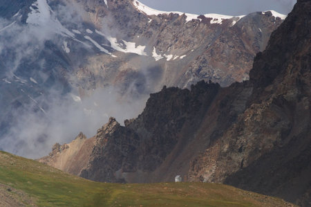 Small house in the mountains, Kyrgyzstan