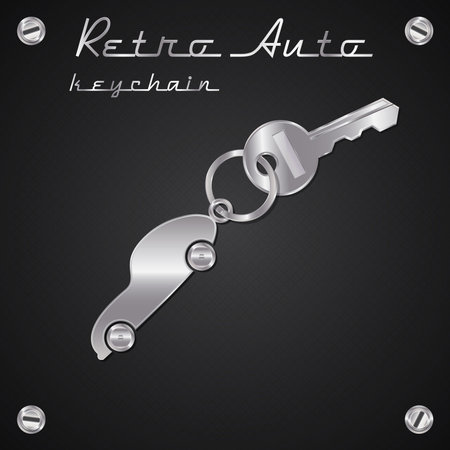 Keychain car.のイラスト素材