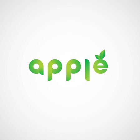 Apple.The original text pattern.のイラスト素材