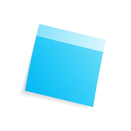 Adhesive note on a white background.のイラスト素材