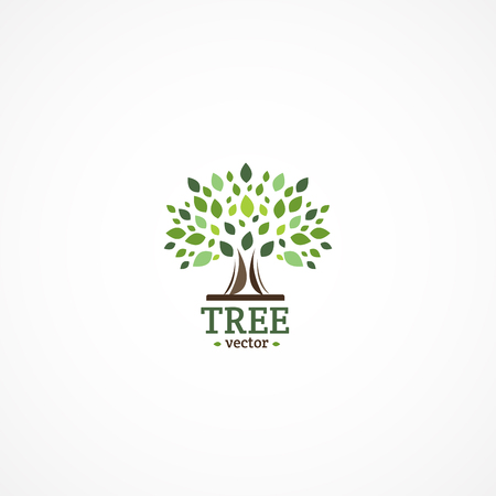 Vector Tree logo.のイラスト素材