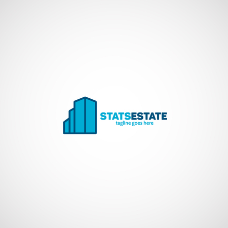 Stats Real Estate logo.のイラスト素材