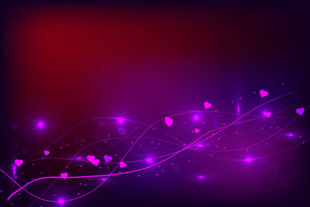 Valentine's day background with heartsのイラスト素材