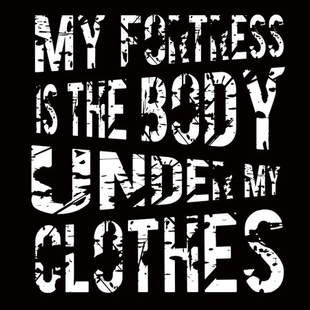 Inspirational Motivational Quote Poster Typographic Design in scratched style. Card for inspiration in sport. Vestor design.のイラスト素材