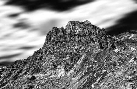 Views of Mount Oshten, Road to Oshtenの写真素材
