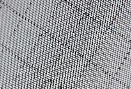 Mesh on the window, anti-dust. Modern Protection from smog, dust and allergens. anti-dust mesh.の写真素材