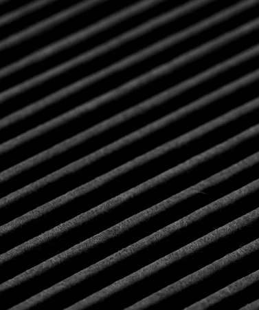 Air carbon filter. Air cleaning system. Element purifying the air in the car.の写真素材