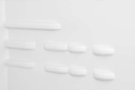 An empty refrigerator. Inside an empty, clean refrigerator, a refrigerator compartment after defrosting.の写真素材