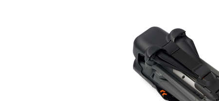 New DJI Mavic 3 drone on a white background when unpacking. DJI world leader developer and manufacturers in UA. 17.12.2021, Rostov region, Russiaのeditorial素材