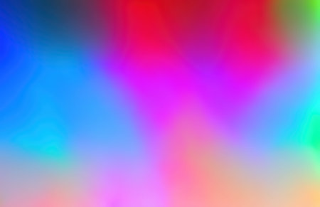 Beautiful blurred iredescent holographic abstract gradient. Wave of color, the overflow of color...