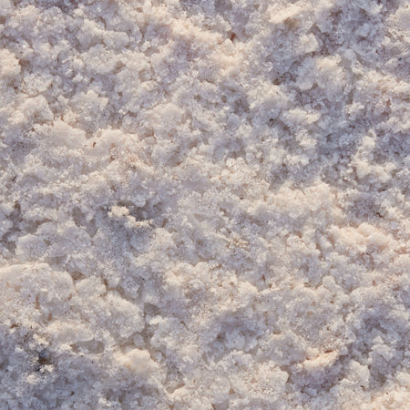 Natural salt Close up. Surface of a salt lake. Natural background. Natural formations of Salt crystals. Top view on Pink salt lakeの写真素材
