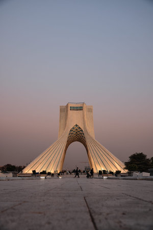 The Azadi Tower is a