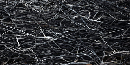 Ashes from burnt