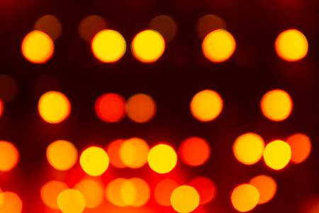 Light bokeh. Abstract blurred christmas background. Color circles in the lens blur zone.の写真素材