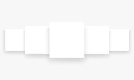 Blank Square Social Media Posts Templates for Blogs or Brand Designs. vector illustrationのイラスト素材