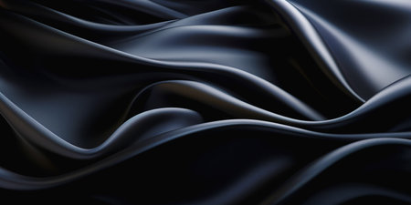 Texture, background, drawing. The texture of a soft blue flowing silk fabric. Beautiful soft silk fabricの素材