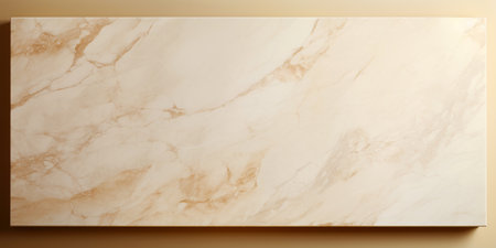 Top view of the marble surface in a light beige shade. Free space for copying, space for text and advertisingの素材