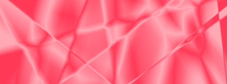 Vibrant red tones create a dynamic abstract composition, showcasing fluid textures and light reflections, evoking a sense of movement and energy in contemporary art.の写真素材