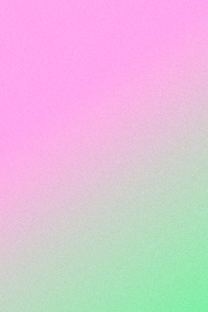 A vibrant gradient blends seamlessly from soft pink to light green, creating an eye-catching backdrop perfect for art, design, or digital media projects.の写真素材