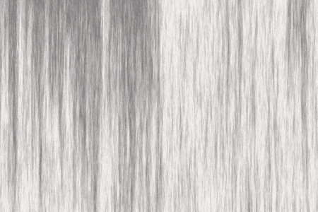 Soft, flowing lines of varying shades of grey and white create a visually striking abstract texture, emphasizing depth and movement within the artwork.の写真素材