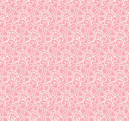 Traditional Indian botanical ornamental textile design. Colorful fabric print. Abstract psychedelic seamless pattern. Hand drawn vector background.のイラスト素材