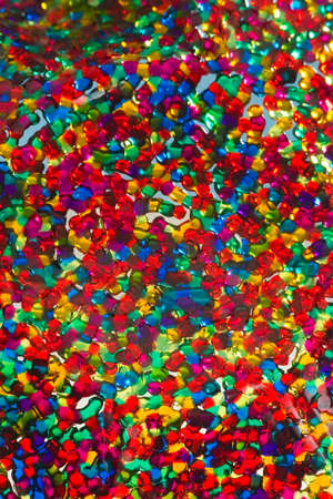 Colors of the glass plate that was shot throughの写真素材