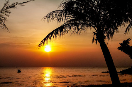 Thailand Pattaya journey nature park sea vacation beach hotelの写真素材