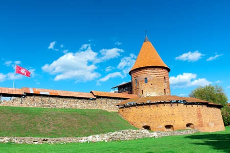 Kaunas, Lithuania - 18 September 2015: The old fortress. Horizontal photo.のeditorial素材
