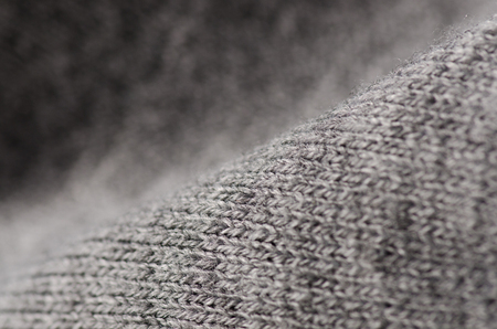 Gray fabric clothing texture textile fabric macroの写真素材