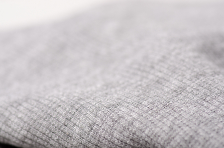 Gray fabric clothing texture textile fabric macroの写真素材