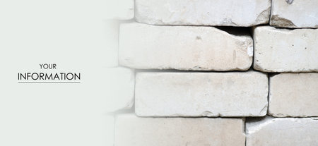 Gray bricks are stacked construction texture pattern background