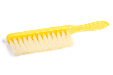 Brush cleaning housework on white background isolationの写真素材