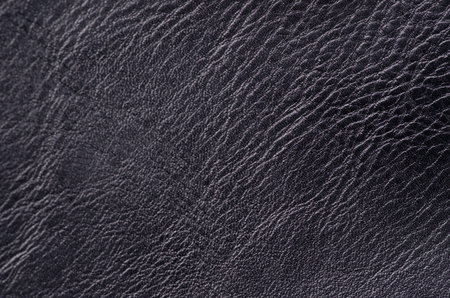 Black leather material texture fashion on background