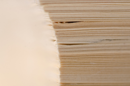Book page macro education text on blur backgroundの写真素材